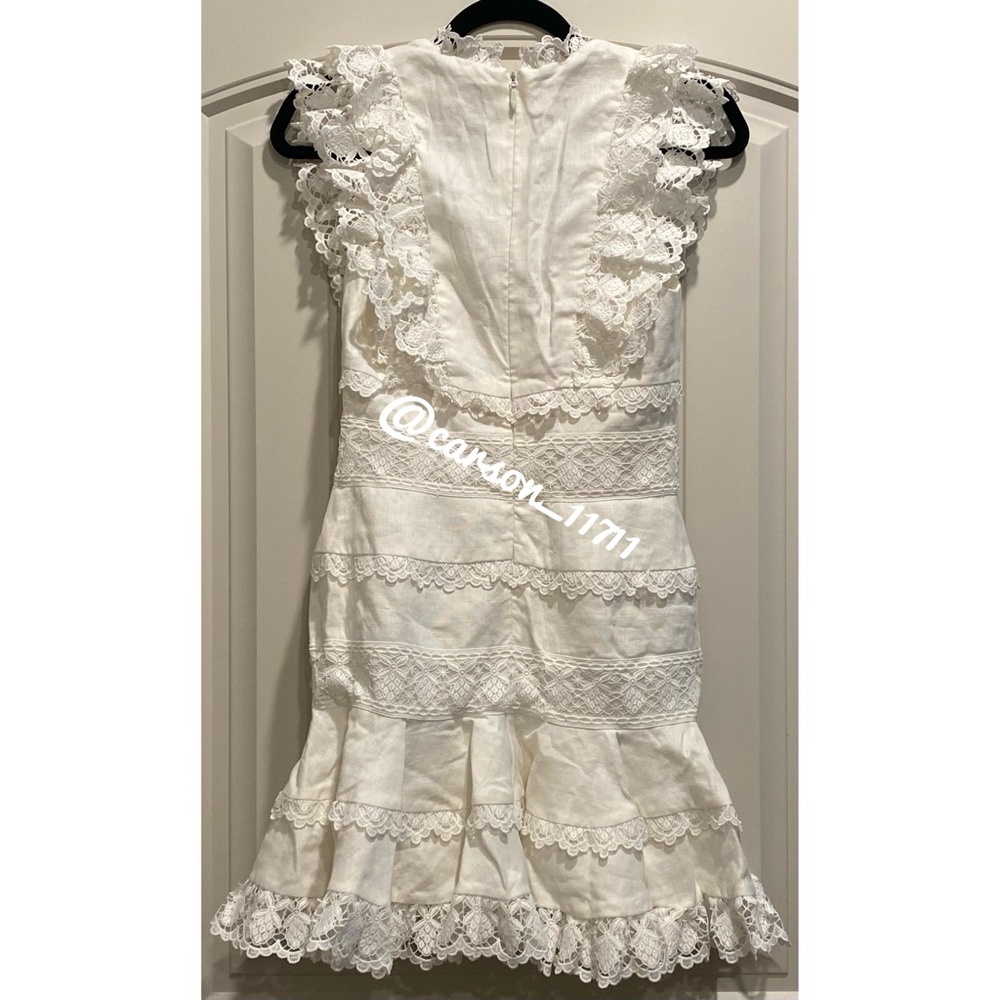 NWT Zimmermann Wayfarer Flutter Mini Dress US4 - Picture 12 of 12